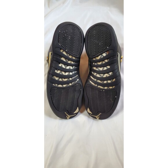 2015 Men\'s Nike Air Jordan XII 12 The Master Black White Size 8 Used main image 12